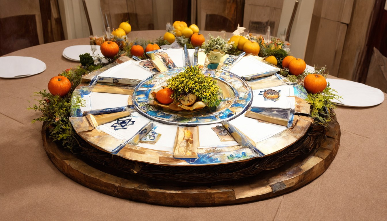 A community-sized Seder plate