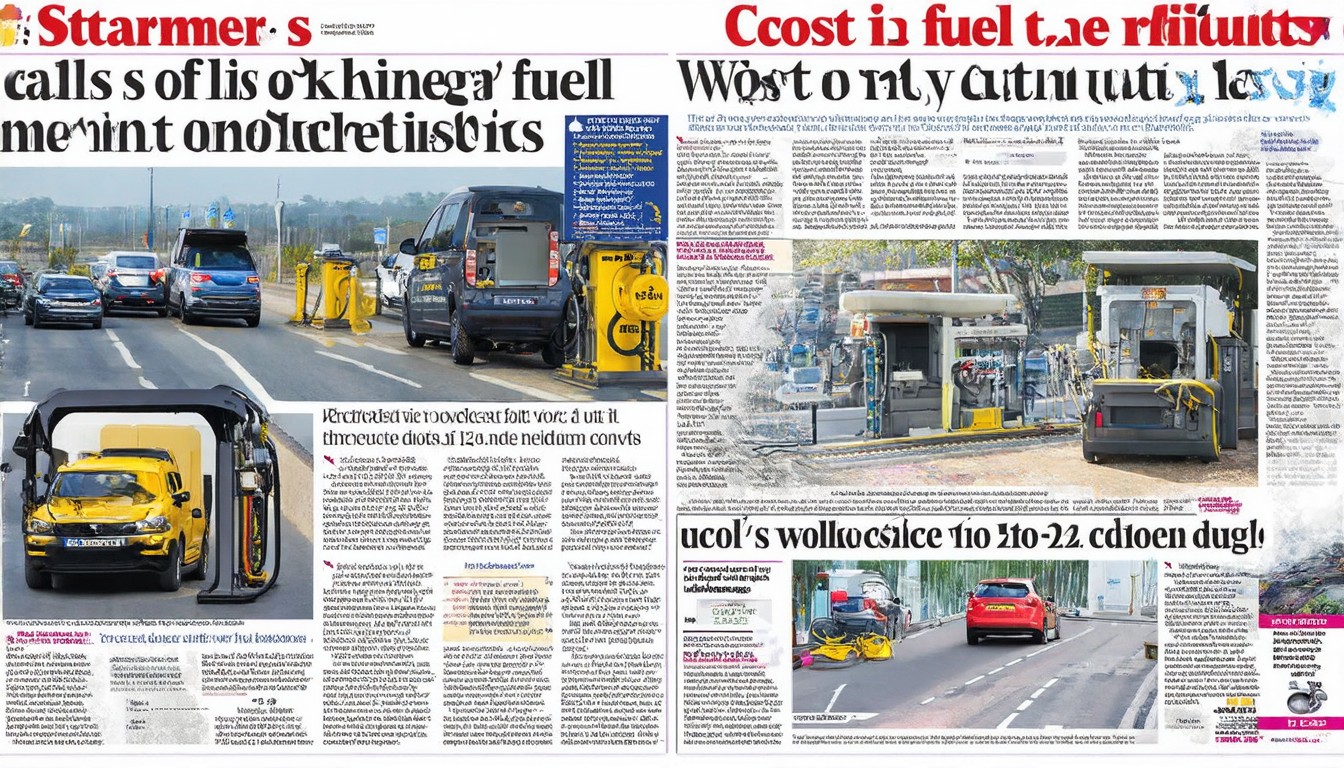 Starmer’s cost of living tsar calls for rethink on fuel duty rise