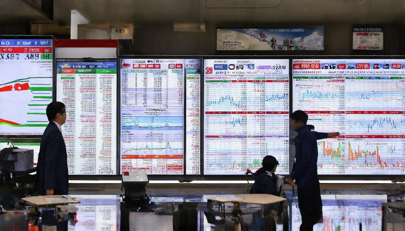 Asian shares mostly higher ahead of Trump's deadline for Iran to reopen oil route