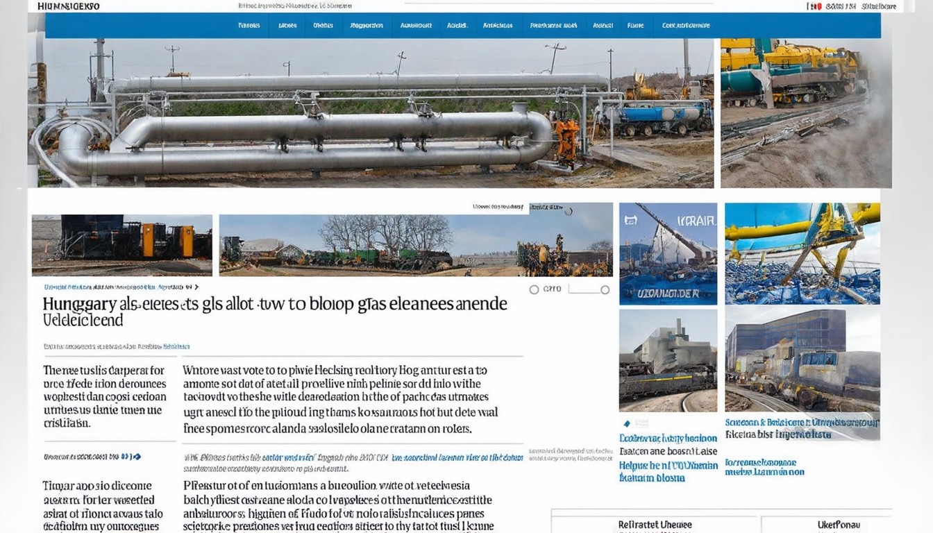 Hungary alleges plot to blow up gas pipeline ahead of election
