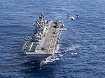 Iran claims it has 'targeted' US amphibious assault ship and 'forced it to retreat'