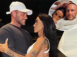 Katie Price and her husband Lee Andrews pose for a loved-up photo as they brush off the drama after his latest lies were exposed