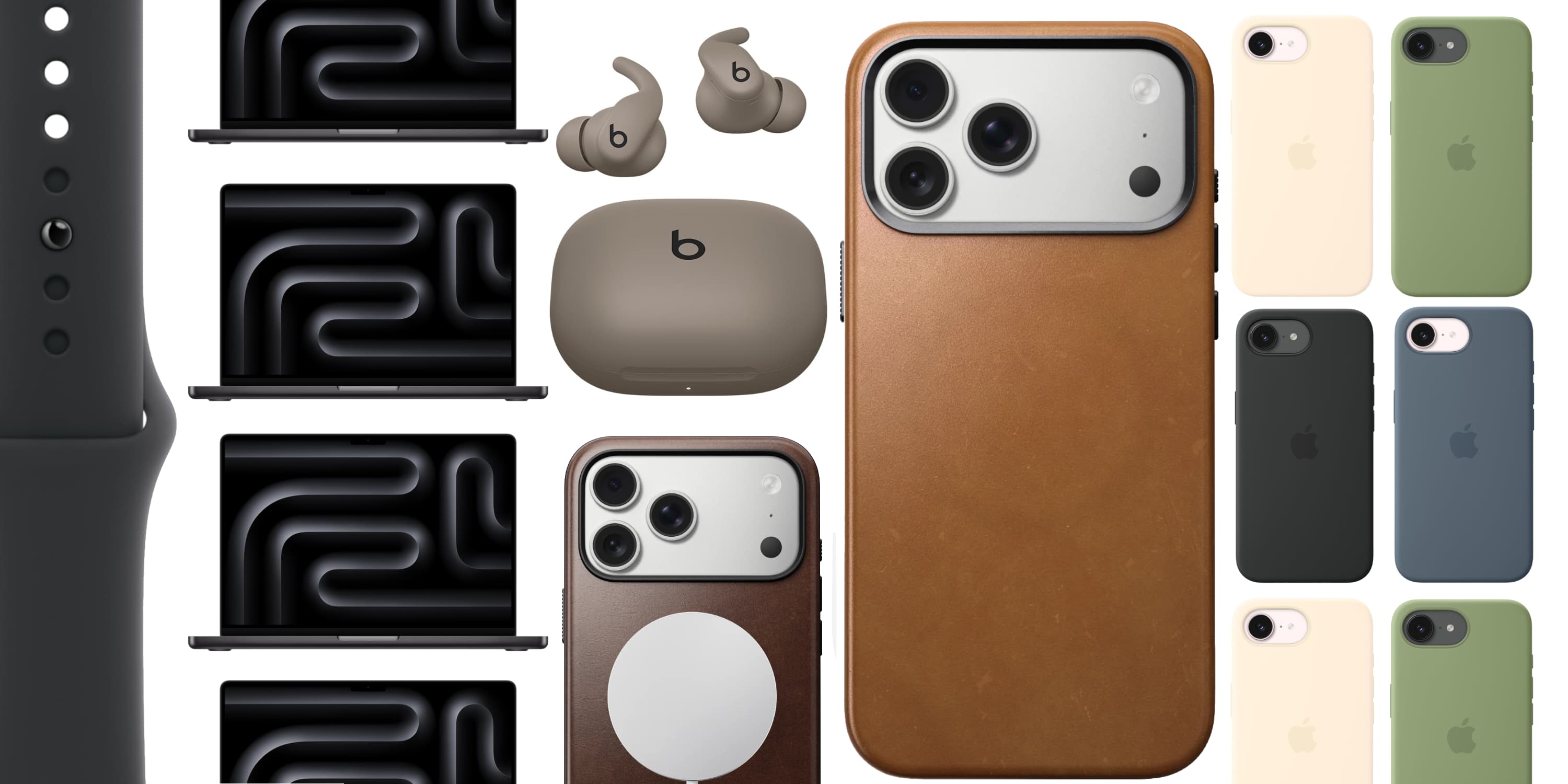 Deals: M5 Pro MacBook Pro up to $284 off, Apple Sport Bands for $15, Powerbeats Fit, Nomad iPhone 17 cases, more