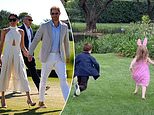 ALISON BOSHOFF: These subtle signs in Harry and Meghan's 'happy family' pictures reveal just how far the Sussexes' star has fallen