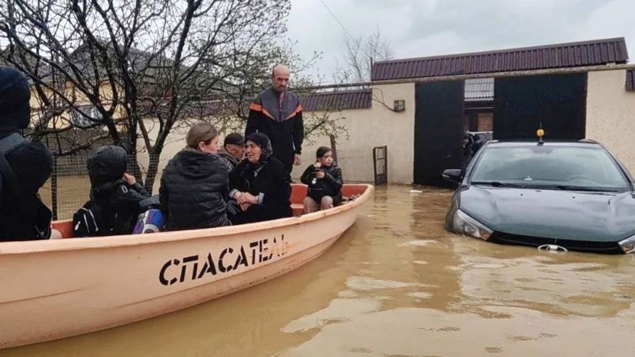 Floods kill 3 in Russia, thousands evacuated after dam wall breaks in Dagestan
