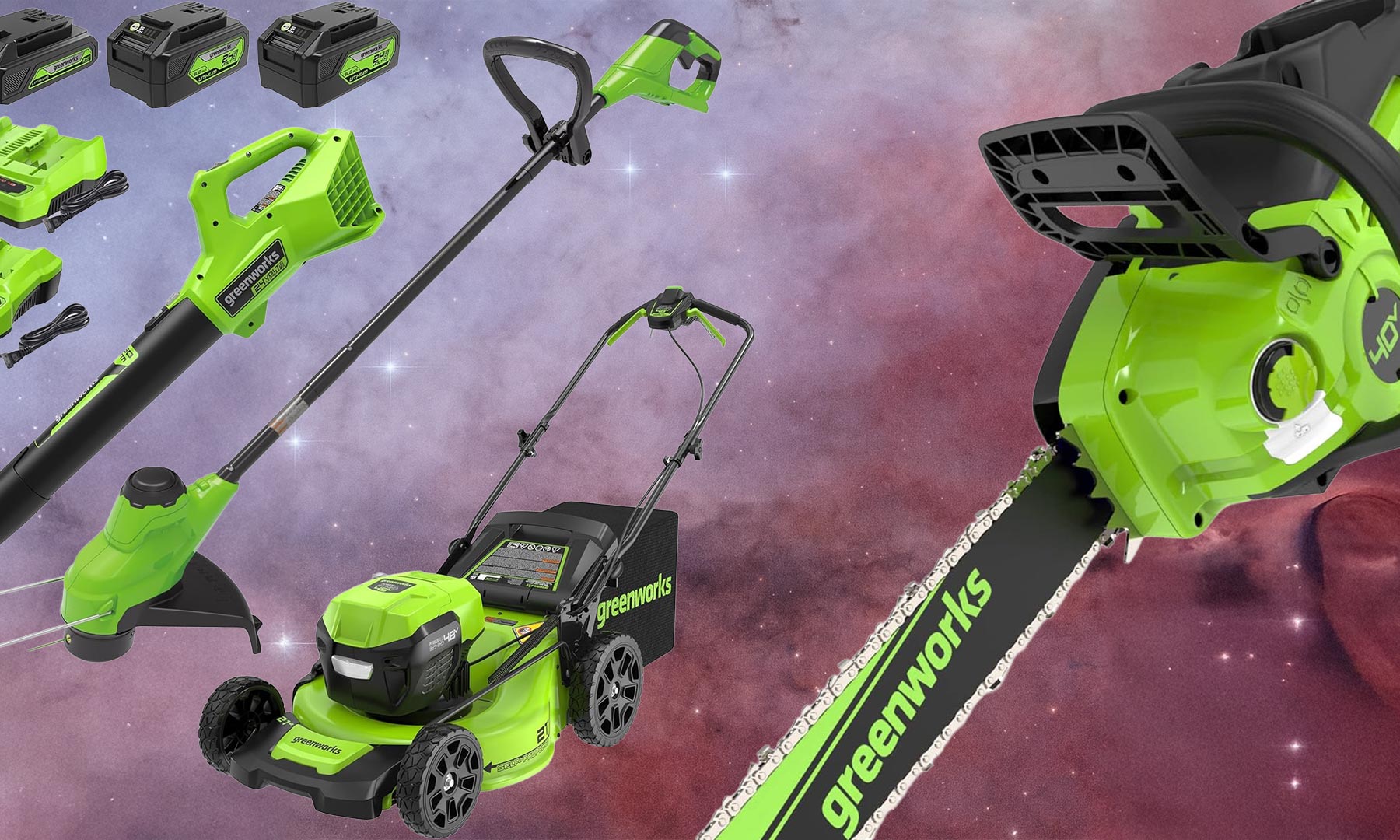 Amazon is blowing out Greenworks battery-powered yard tools during its annual spring sale