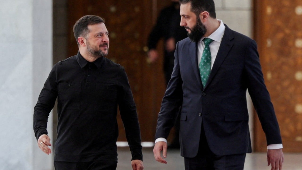Ukraine and Syria pledge security cooperation as Zelensky expands Middle East tour