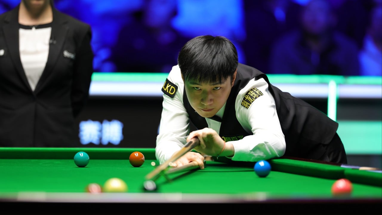 Chinese star Zhao Xintong hopes to continue winning run at World Snooker Championship
