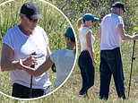 Baywatch star David Hasselhoff, 73, looks frail as he leans on wife in first public sighting after surgeries