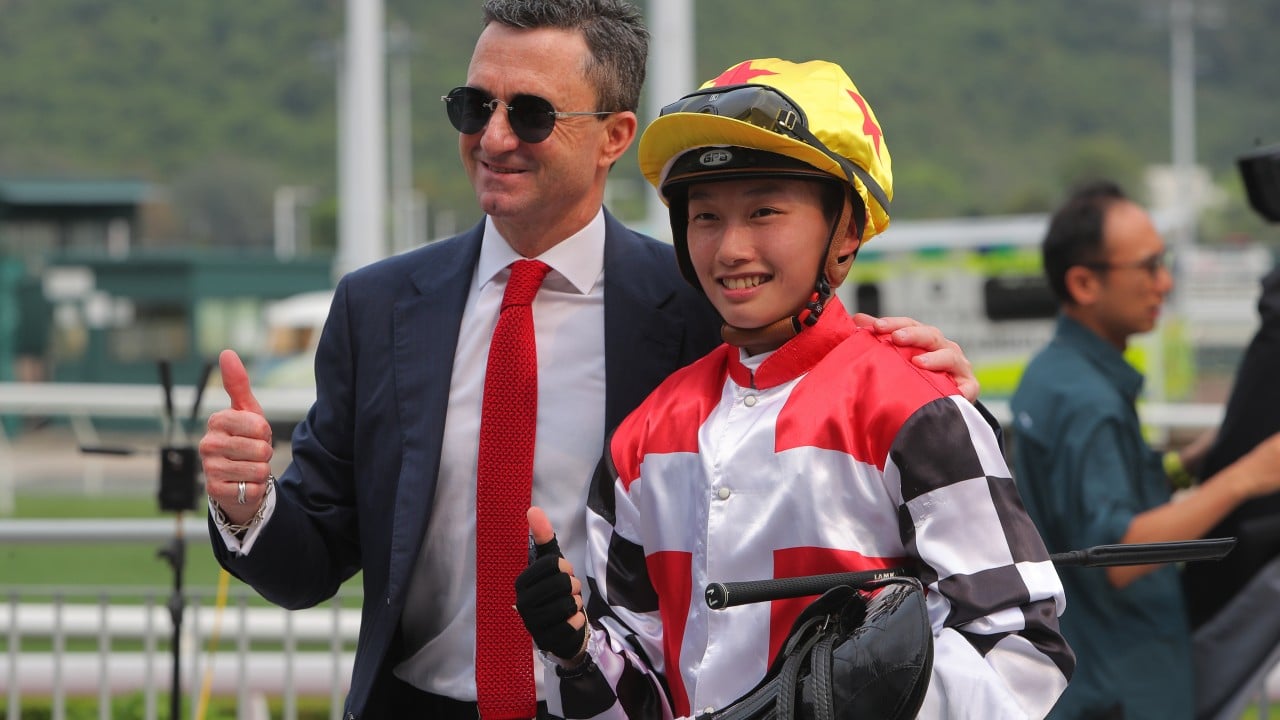Apprentice Nichola Yuen draws high praise from Douglas Whyte after first Sha Tin turf winner