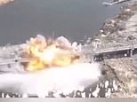 Ukrainian forces 'used British drones to destroy Russian-held bridge' in first-of-its-kind operation