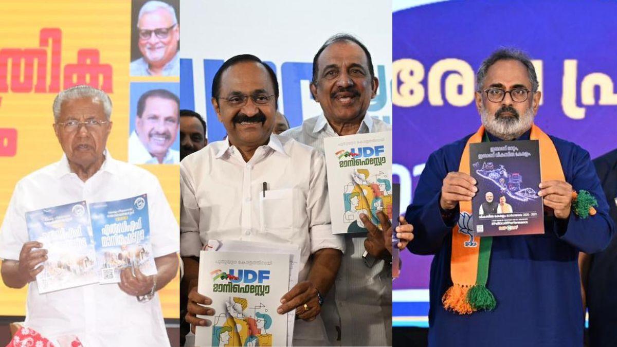 Kerala Election 2026: What UDF, LDF, and NDA promise in their manifestos