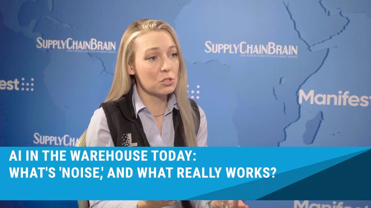 Watch: AI in the Warehouse Today: What's 'Noise,' and What Really Works?
