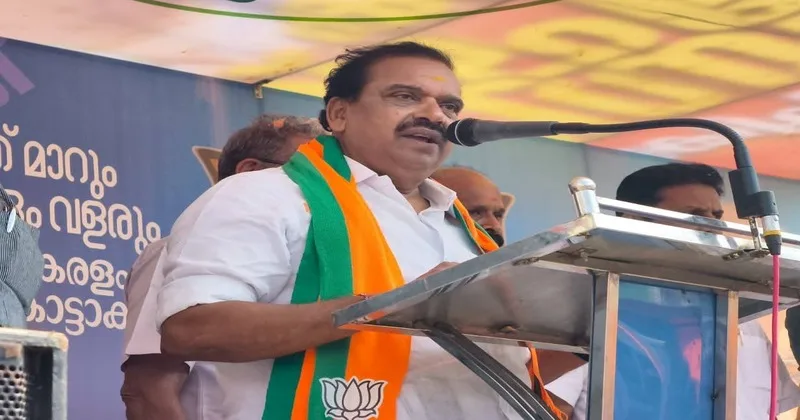 Keralam Election 2026 l If elected, LDF & UDF will enable ‘love jihad’ targeting Hindu & Christian girls: Krishnadas