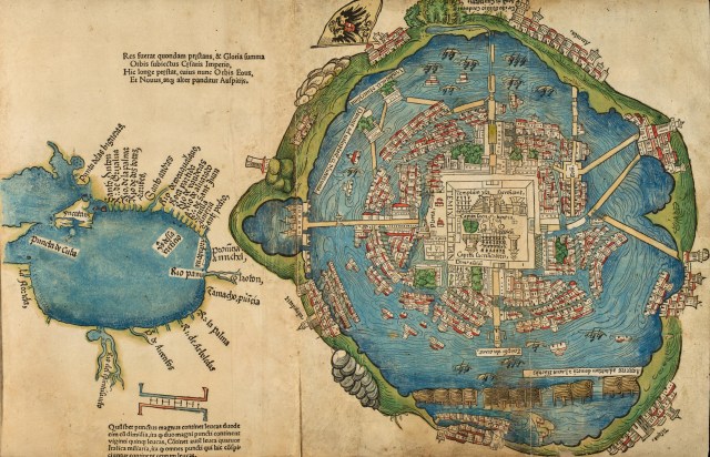 Ghost map: Europe’s first glimpse of Tenochtitlan shows a city already destroyed