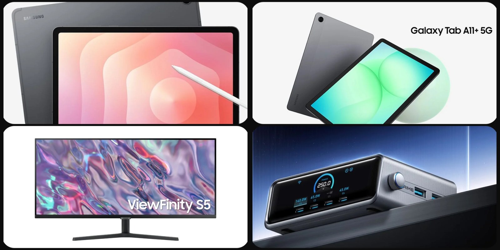 Deals: Galaxy Tab S11 $150 off + 30% off keyboard, Samsung and Alienware monitors up to 55% off, Anker chargers, more