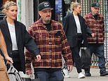 Cameron Diaz and Benji Madden make a rare appearance together as they step out in New York after her return to the limelight