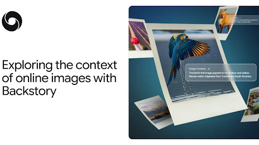 Exploring the context of online images with Backstory