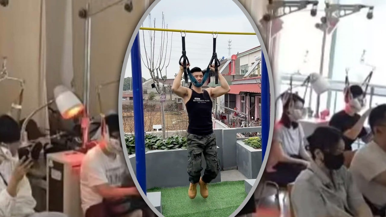Doctors warn of spinal cord damage as ‘neck-hanging exercise’ trends among China youth
