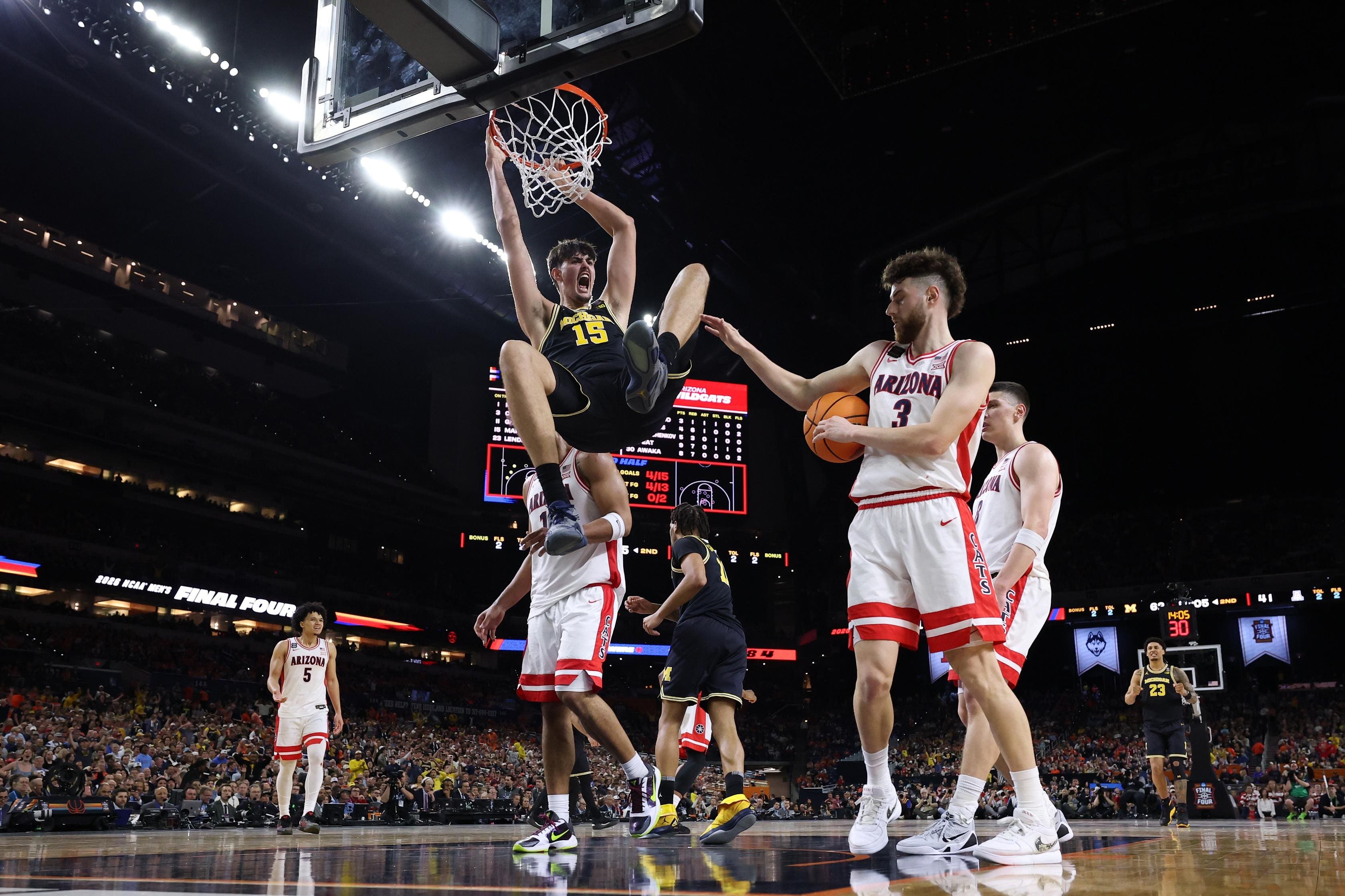 Michigan’s Aday Mara Fires Shot At UCLA: ‘Didn’t Have The Opportunity To Show What I Was Able To Do’