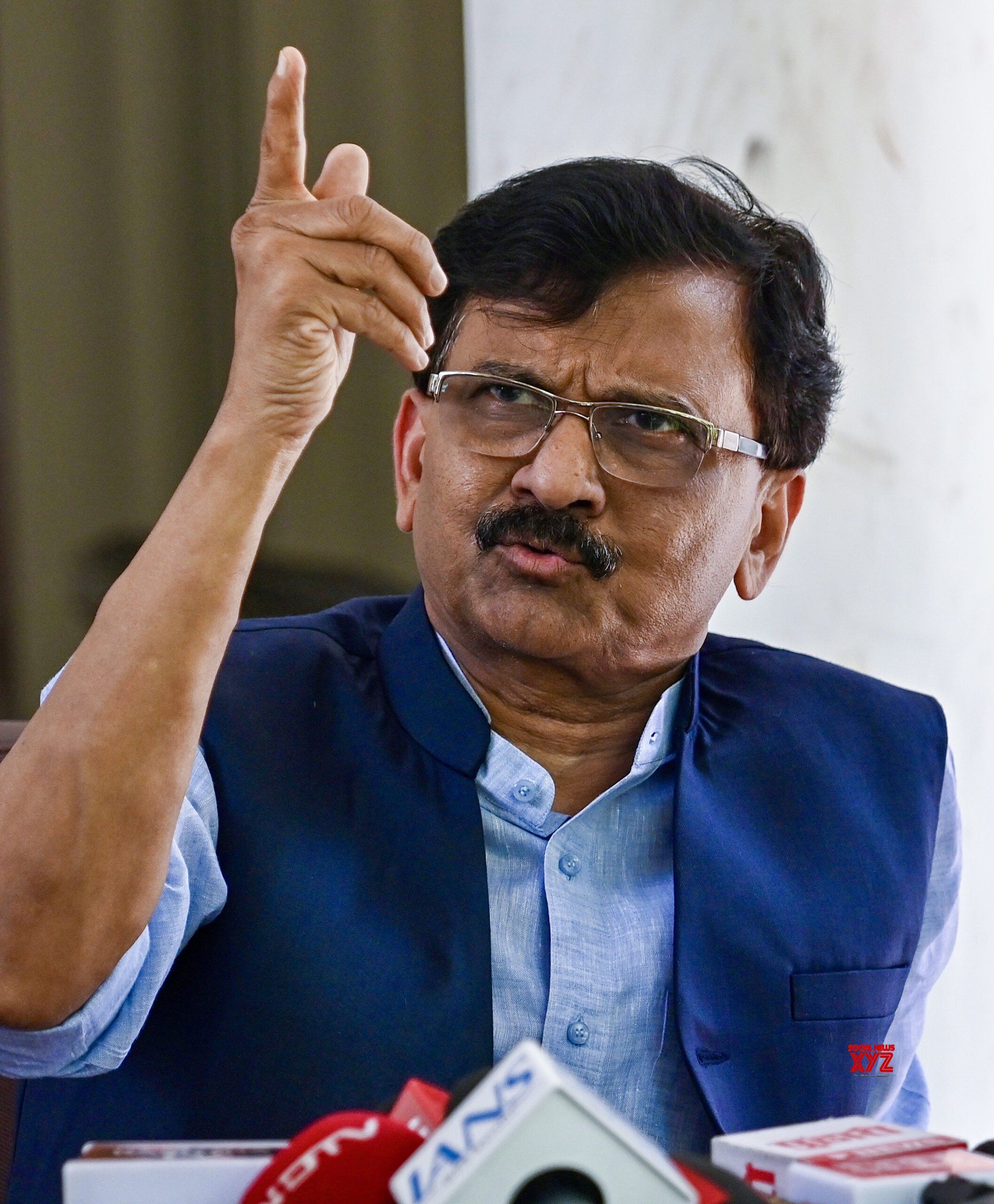 Sanjay Raut Addresses Press Conference in New Delhi