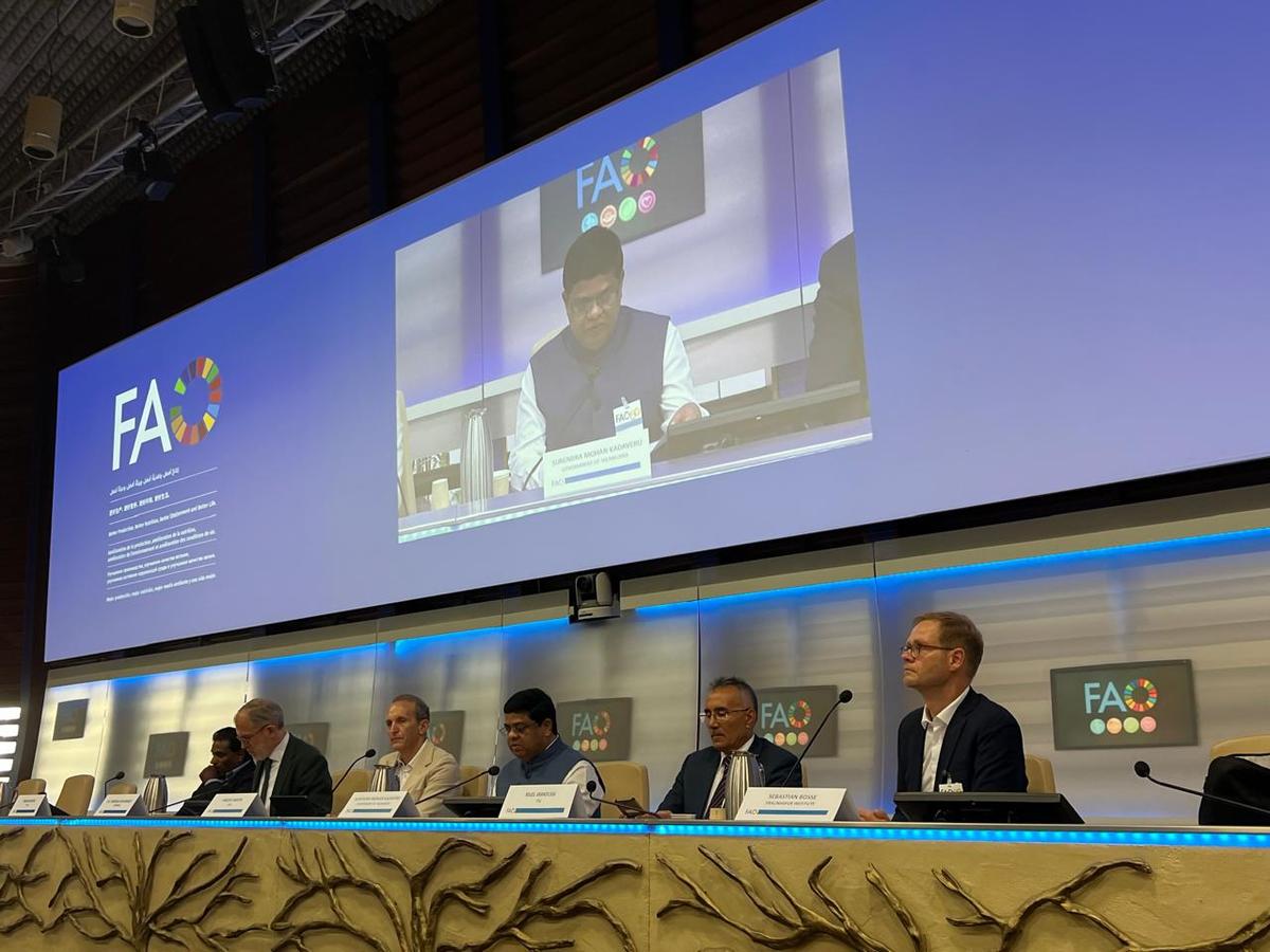 Telangana AI Agri Transformation at UN FAO Meet